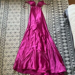 Tony Bowls Fuchsia Maxi Dress